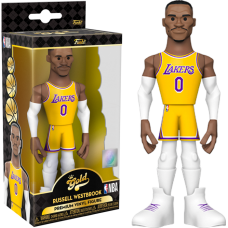 NBA Basketball - Russell Westbrook L.A. Lakers 2021 Championship Edition Jersey 5 Inch Gold Premium Vinyl Figure