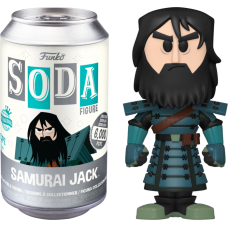 Samurai Jack - Armored Jack Vinyl SODA Figure in Collector Can (International Edition)