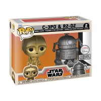 Star Wars - C-3PO and R2-D2 Pop! Vinyl Figure 2-Pack (2022 Galactic Convention Exclusive)