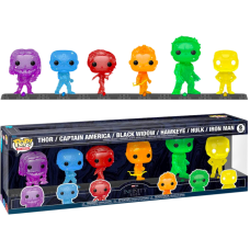 Avengers 4: Endgame - The Avengers Infinity Stones Artist Series Pop! Vinyl Figure 6-Pack with Collector Base
