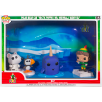 Elf (2003) - Arctic Puffin, Polar Bear Cub, Mr. Narwhal and Buddy Elf Deluxe Pop! Moment Vinyl Figure 4-Pack