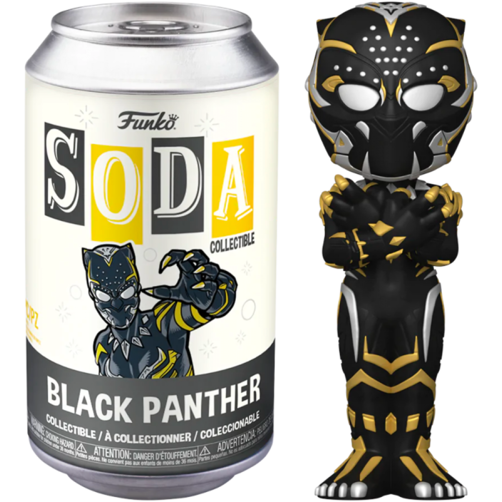Black Panther 2: Wakanda Forever - Black Panther SODA Vinyl Figure in Collector Can (International Edition)