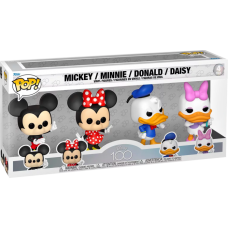 Mickey and Friends - Mickey, Minnie, Donald and Daisy Pop! Vinyl Figure 4-Pack