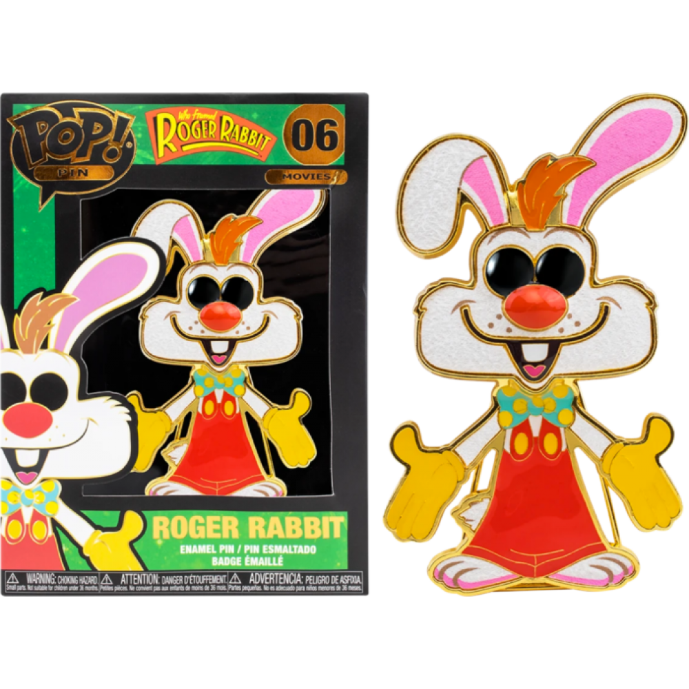 Who Framed Roger Rabbit - Roger Rabbit 4 inch Pop! Enamel Pin
