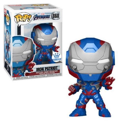 Avengers 4: Endgame - Metallic Iron Patriot Pop! Vinyl Figure (Funko Shop Exclusive)