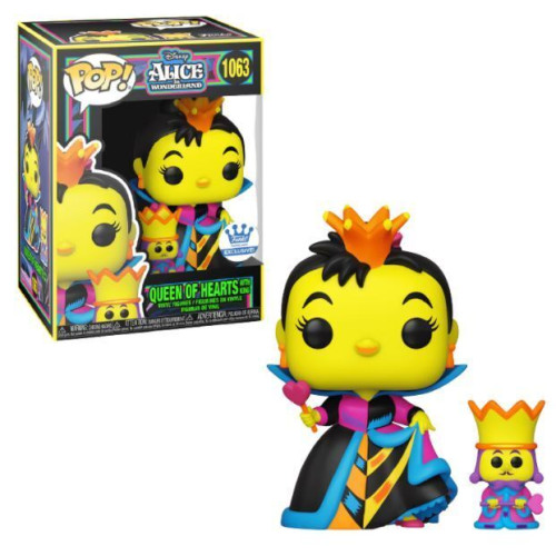 Alice in Wonderland - Black Light Queen of Hearts Pop! Vinyl Figure (Funko Shop Exclusive)