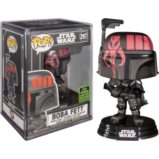 Star Wars - Boba Fett with Mandalorian Symbol Pop! Vinyl Figure in Pop! Protector (2020 Spring Convention Exclusive)