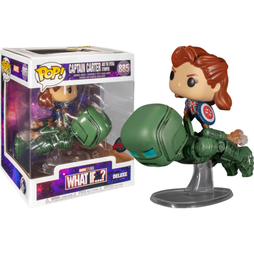 Marvel: What If…? - Captain Carter and the Hydra Stomper Year of the Shield Deluxe Pop! Vinyl Figure