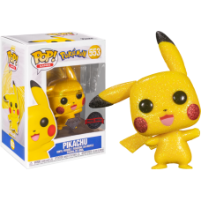 Pokemon - Pikachu Waving Diamond Glitter Pop! Vinyl Figure