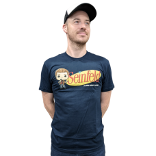 Seinfeld - A Show About Nothing Pop! Tees Unisex Navy T-Shirt