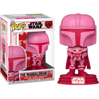 Star Wars: The Mandalorian - The Mandalorian with Grogu Valentine's Day Pop! Vinyl Figure