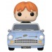 Harry Potter - Ron Weasley in Flying Car Pop! Rides Vinyl Figure