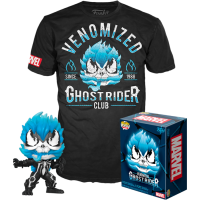 Ghost Rider - Venomized Ghost Rider Glow in the Dark Pop! Vinyl Figure & T-Shirt Box Set