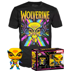 Marvel: Blacklight - Wolverine Blacklight Pop! Vinyl Figure & T-Shirt Box Set (Special Edition)