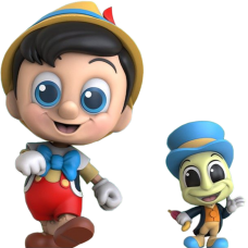 Pinocchio (1940) - Pinocchio and Jiminy Cricket Cosbaby (S) Hot Toys Figure