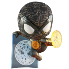 Spider-Man: No Way Home - Spider-Man Black and Gold Suit with Magic Shooter Cosbaby (S) Hot Toys Figure