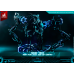Iron Man 2 - Neon Tech Iron Man with Suit-Up Gantry 1/6th Scale Hot Toys Action Figure Set