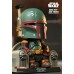 Star Wars: The Book of Boba Fett - Boba Fett on Throne Cosbaby (S) Hot Toys Figure