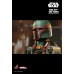 Star Wars: The Book of Boba Fett - Boba Fett on Throne Cosbaby (S) Hot Toys Figure