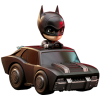 The Batman (2022) - Batman and Batmobile Cosbaby (S) Hot Toys Figure Set