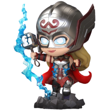 Thor 4: Love and Thunder - Mighty Thor Battling Cosbaby (S) Hot Toys Figure