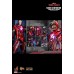 Iron Man 3 - Iron Man Silver Centurion Armour Suit-Up Version 1/6th Scale Die-Cast Hot Toys Action Figure