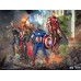 The Avengers - Captain America Battle of New York 1/10th Scale Statue