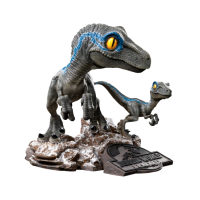 Jurassic World: Dominion - Blue and Beta Velociraptor MiniCo 5 Inch Vinyl Figure