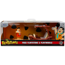 The Flintstones - Fred Flintstone and Flintmobile Hollywood Rides 1/32 Scale Die-Cast Vehicle Replica