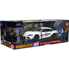 Robotech - Roy Fokker and 2020 Toyota Supra Anime Hollywood Rides 1/24th Scale Die-Cast Vehicle Replica