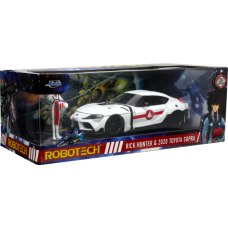 Robotech - Rick Hunter and 2020 Toyota Supra Anime Hollywood Rides 1/24th Scale Die-Cast Vehicle Replica
