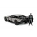 The Batman (2022) - Batman with Black Chrome Batmobile Hollywood Rides 1/24th Scale Die-Cast Vehicle Replica (2022 Convention Exclusive)