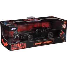 The Batman (2022) - Batmobile with Figure 1/32th Scale Die-Cast Vehicle Replica