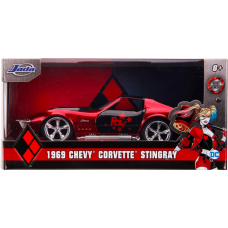Batman - Harley Quinn’s 1969 Corvette Stingray Hollywood Rides 1/32 Scale Die-Cast Vehicle Replica