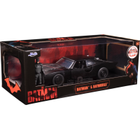 The Batman (2022) - Batmobile with Figure & Searchlight 1/18th Scale Die-Cast Vehicle Replica