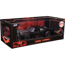 The Batman (2022) - Batmobile with Figure & Searchlight 1/18th Scale Die-Cast Vehicle Replica