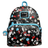 Dr. Seuss - Cat in the Hat Print 10 Inch Faux Leather Mini Backpack