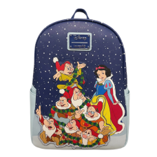 Snow White and the Seven Dwarfs (1937) - Holiday 12 Inch Faux Leather Mini Backpack