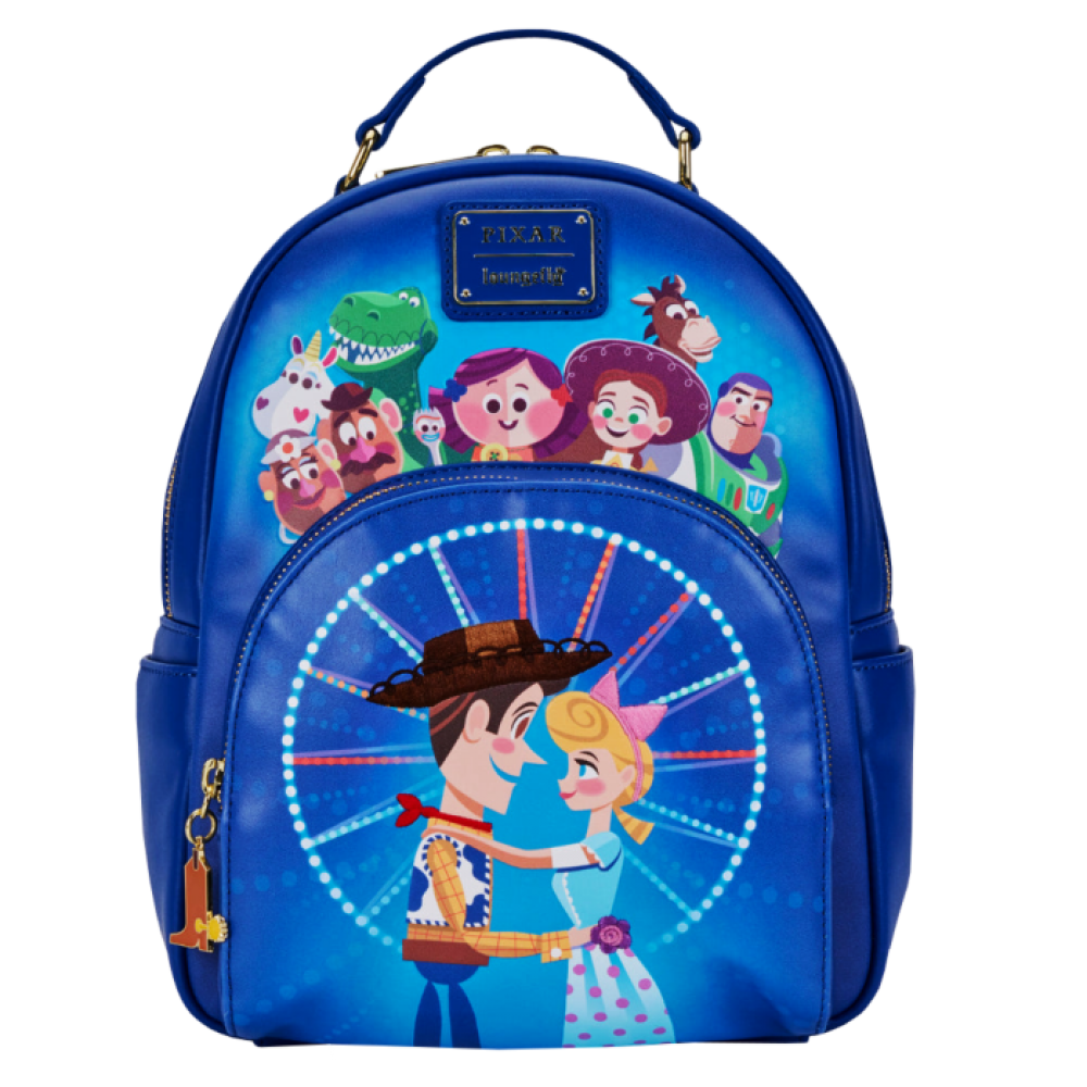 Toy Story - Ferris Wheel Movie Moment 11 Inch Faux Leather Mini Backpack