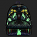 The Nightmare Before Christmas - Lock, Shock, Barrel and Oogie Boogie Glow in the Dark 10 Inch Faux Leather Mini Backpack
