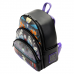 The Nightmare Before Christmas - Lock, Shock, Barrel and Oogie Boogie Glow in the Dark 10 Inch Faux Leather Mini Backpack