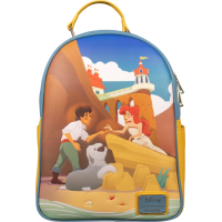 The Little Mermaid (1989) - Ariel and Eric Beach 12 Inch Faux Leather Mini Backpack