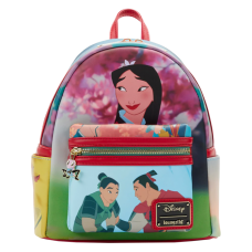 Mulan (1998) - Scenes 10 Inch Faux Leather Mini Backpack