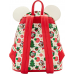 Disney - Minnie Christmas 10 Inch Faux Leather Mini Backpack