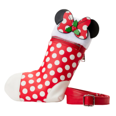 Disney - Minnie Mouse Stocking 11 inch Faux Leather Crossbody Bag
