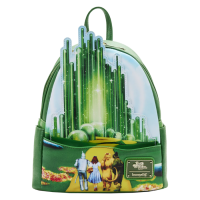 The Wizard of Oz - Emerald City Glow in the Dark 10 Inch Faux Leather Mini Backpack