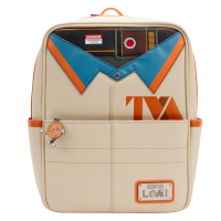 Loki - Variant TVA Light Up 12 Inch Faux Leather Mini Backpack