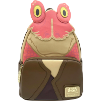 Star Wars - Jar Jar Binks Cosplay 10” Faux Leather Mini Backpack