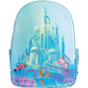 The Little Mermaid (1989) - Castle Snap Flap 12 Inch Faux Leather Mini Backpack