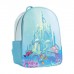The Little Mermaid (1989) - Castle Snap Flap 12 Inch Faux Leather Mini Backpack